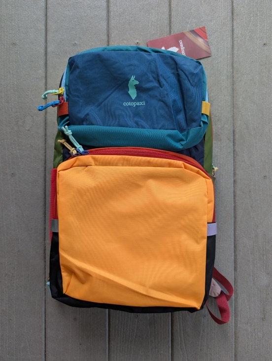 cotopaxi Handbags - Cotopaxi Del Dia Backpack Navy Orange